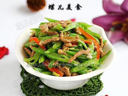 里脊炒油豆的做法