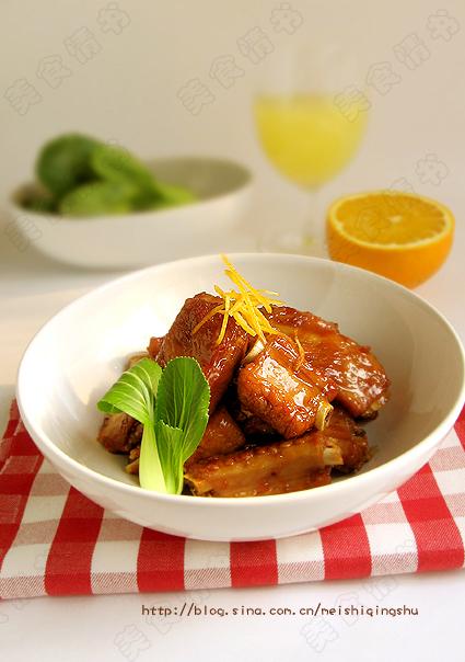 香橙排骨的做法