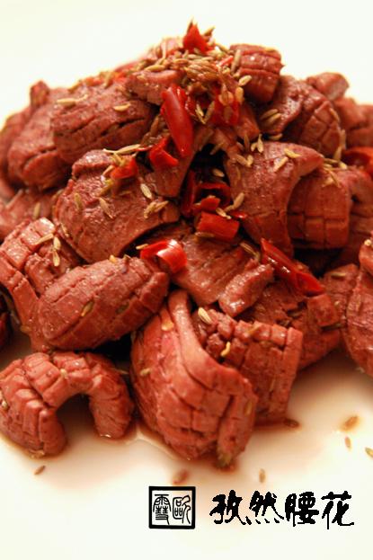 孜然腰花的做法