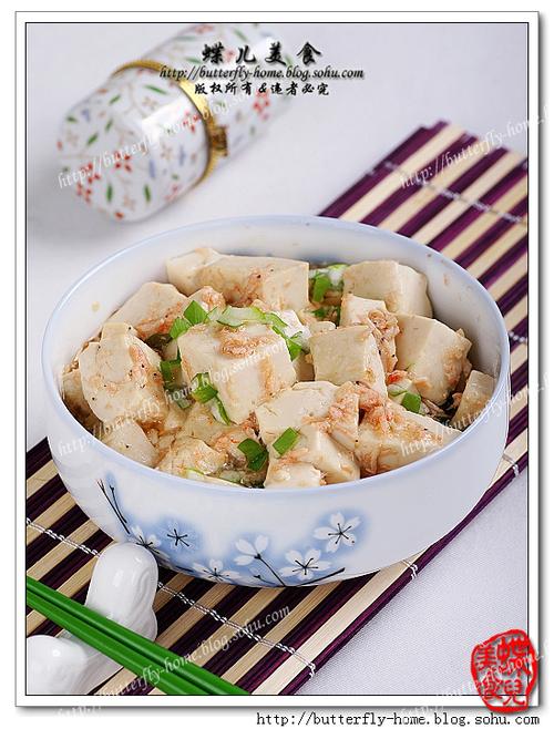 自制虾酱炒豆腐的做法