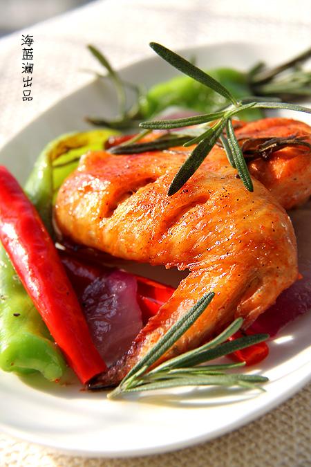 迷迭香BBQ烤全翅的做法