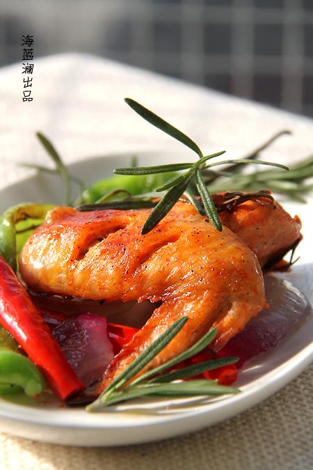 迷迭香BBQ烤全翅的做法