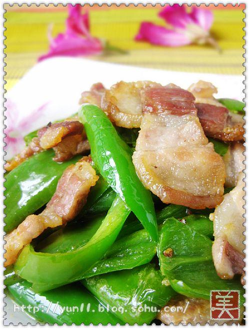 尖椒五花肉的做法