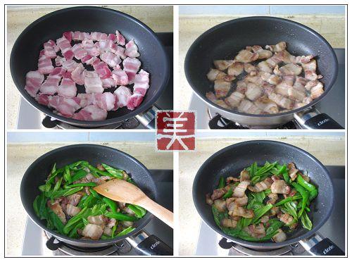 尖椒五花肉的做法