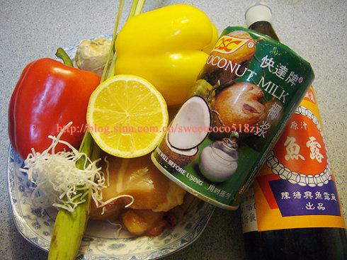 泰式椰汁鸡肉的做法