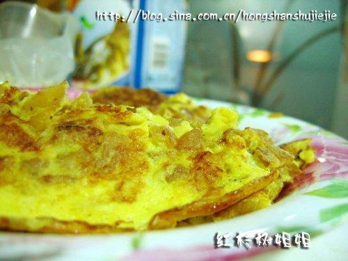 萝卜干煎蛋的做法