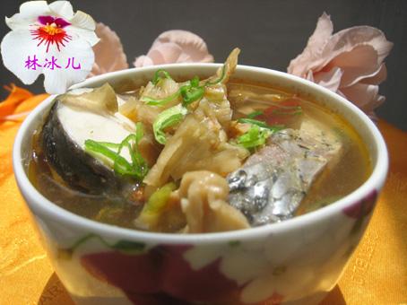 耳朵菜烧鱼的做法