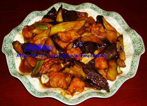 茄子肉段的做法