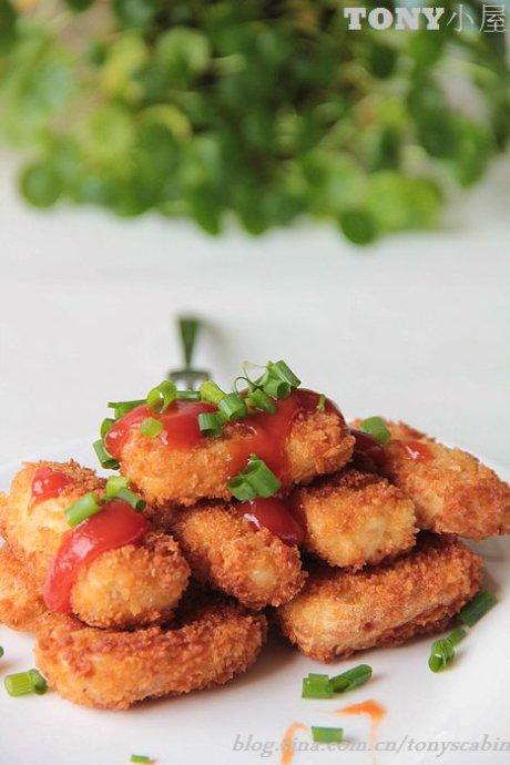 香辣黄金豆腐的做法