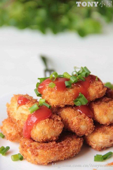 香辣黄金豆腐的做法