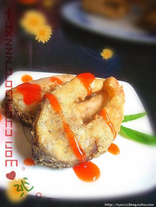 黑椒茄酱鱼块的做法