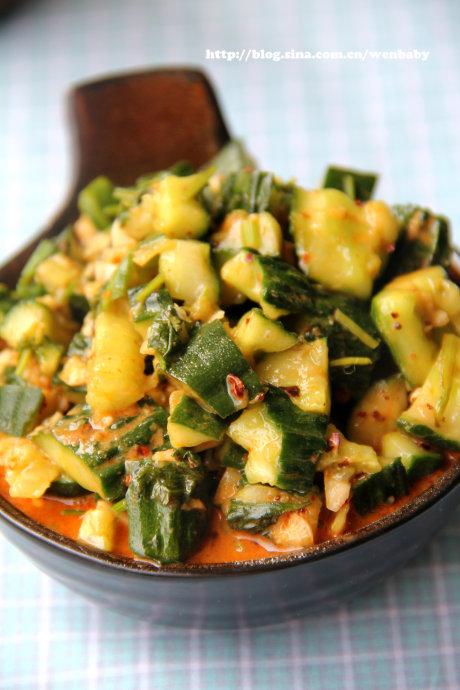 麻酱辣拌黄瓜丁的做法