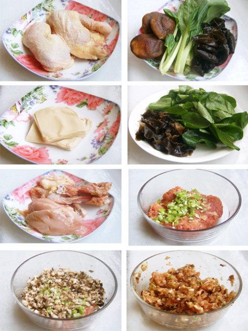 砂锅云吞鸡的做法