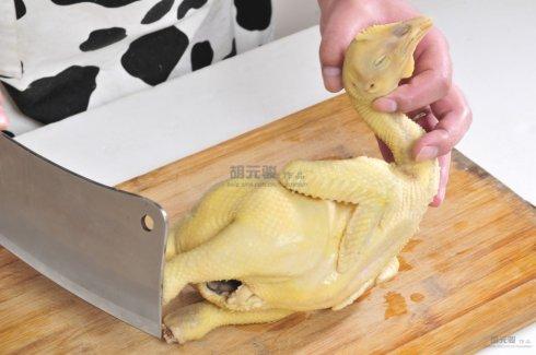 如何切白斩鸡的做法
