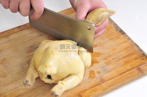 如何切白斩鸡的做法