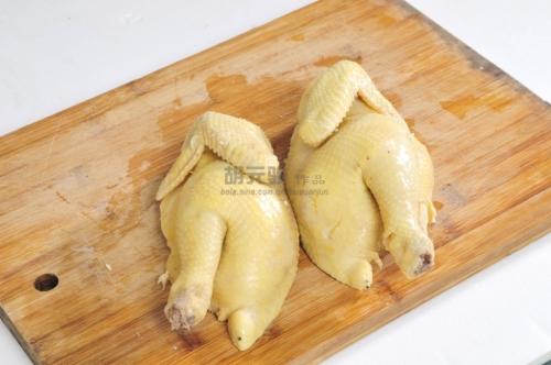 如何切白斩鸡的做法