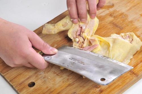 如何切白斩鸡的做法