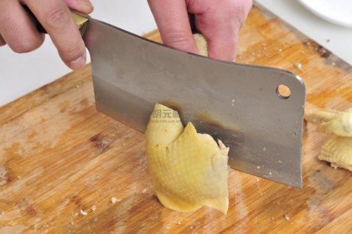 如何切白斩鸡的做法