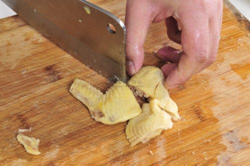 如何切白斩鸡的做法