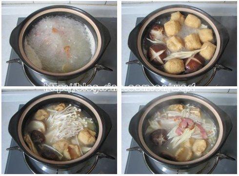 腊肉油豆腐暖锅的做法