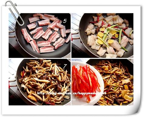 茶树菇鸡蛋烧肉的做法