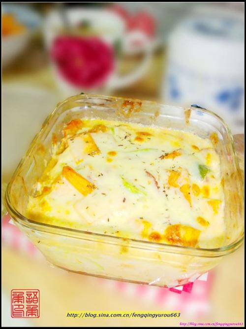 奶酪焗南瓜的做法