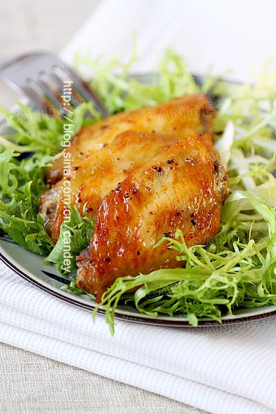 黑椒烤鸡翅的做法