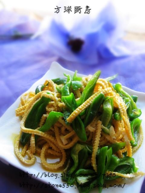 尖椒干豆腐丝的做法