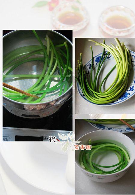 手撕蒜苔的做法