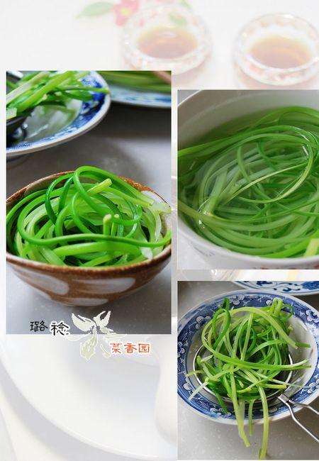 手撕蒜苔的做法