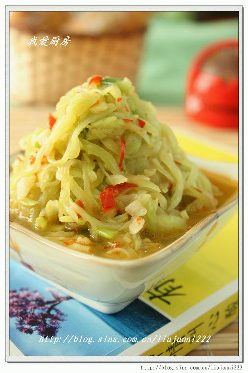 鱼香莴笋丝的做法