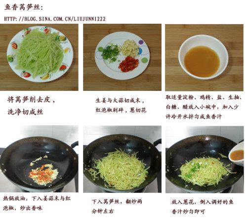 鱼香莴笋丝的做法