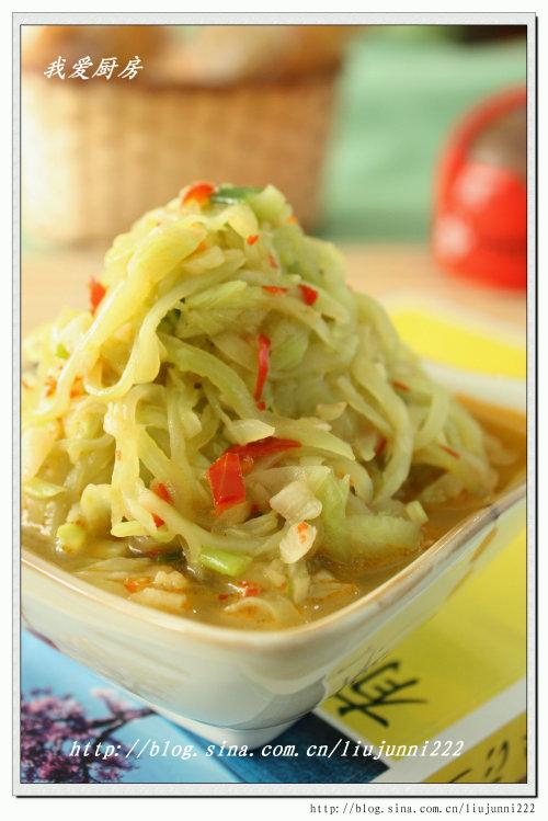 鱼香莴笋丝的做法