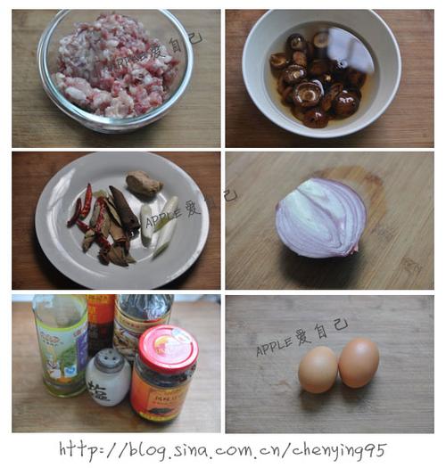 香菇卤肉饭的做法