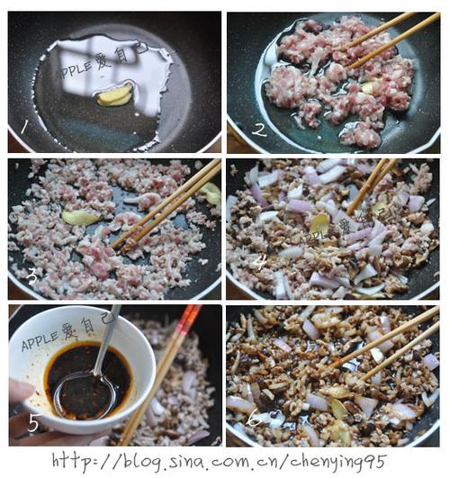 香菇卤肉饭的做法