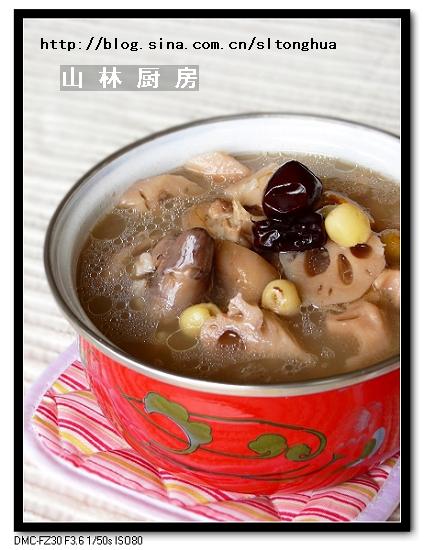 莲藕猪脚的做法