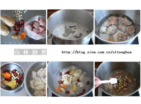 莲藕猪脚的做法