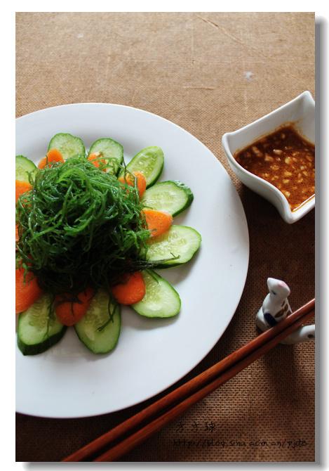 凉拌海发菜的做法