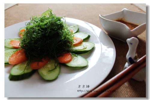 凉拌海发菜的做法