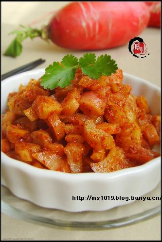 孜然萝卜干的做法