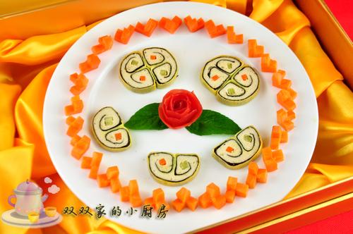 蛋皮鸡肉卷的做法