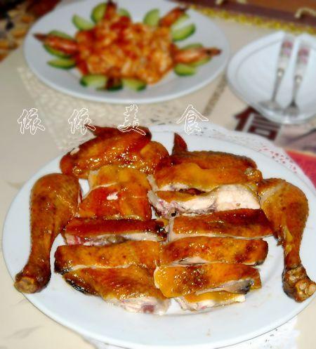 脆皮蜜汁烤鸡的做法