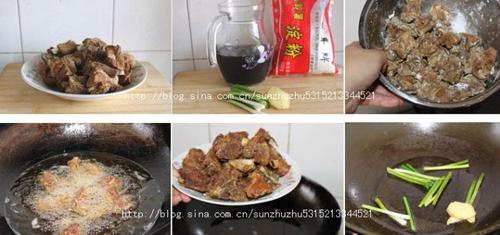 酸梅排骨的做法