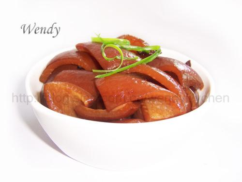 红烧肉皮的做法