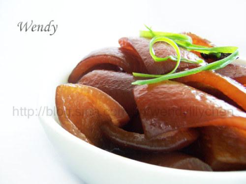 红烧肉皮的做法