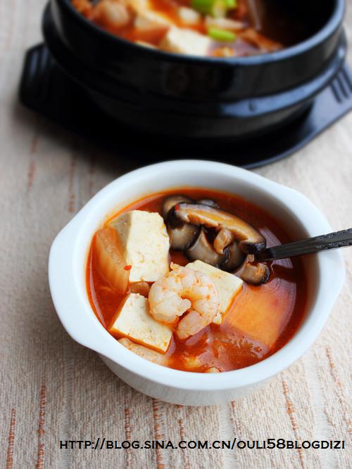 韩式豆腐锅的做法
