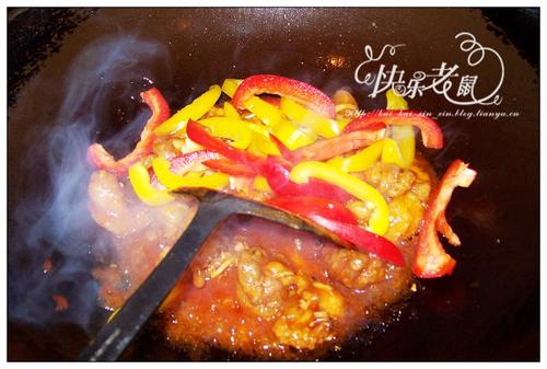 彩椒鸡肉的做法