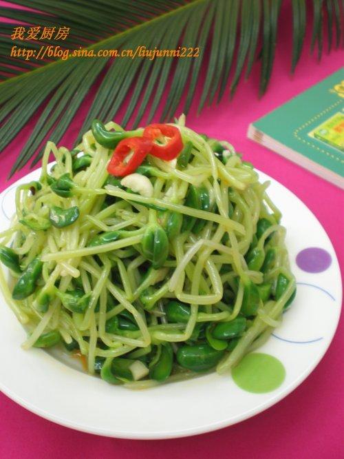 炝拌黑豆芽的做法
