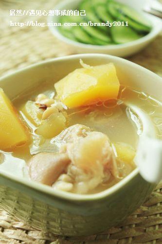 木瓜眉豆猪蹄汤的做法