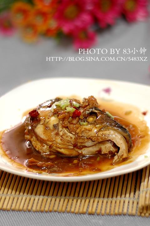 焖烧鱼头的做法